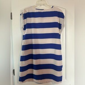 Blue and White Striped Top Charming Charlie